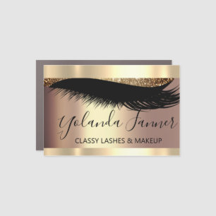 Professional Makeup Artist Eyelash Unique Modern B Car Magnet