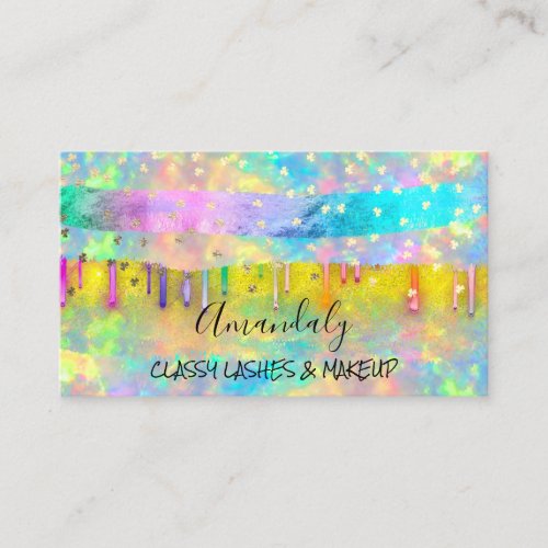 Professional Makeup Eyelash Cosmetic Studio  Business Card