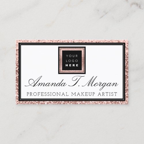 Professional Makeup Eyelash Extension Rose Hair Business Card