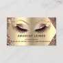 Professional Makeup Nails Appointment Card Brows