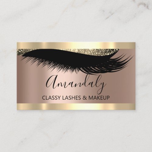 Professional Makeup Nails Technician Appointment Business Card