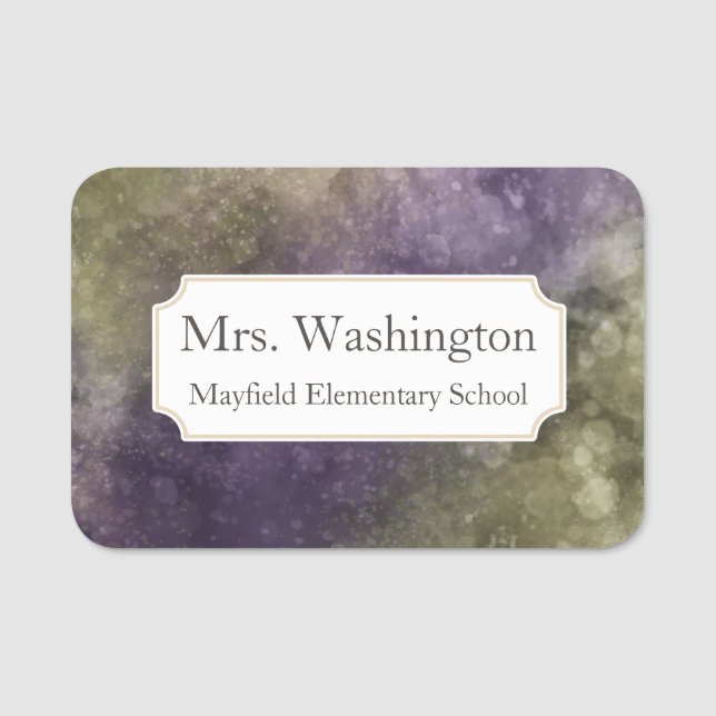 Professional Marble Custom Work Name Tag (Front)