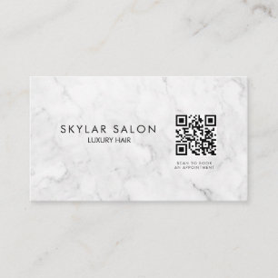 Professional Marble QR code  Business Card