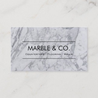 Professional Marble Stone Business Card