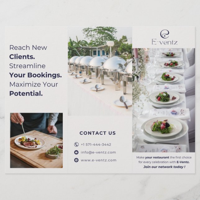 Professional Marketing Event Brochures  (Front)