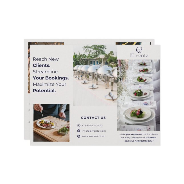 Professional Marketing Event Brochures  (Front/Back In Situ)