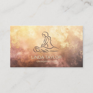 Professional Massage Therapist Lotus CHIROPRACTOR  Business Card