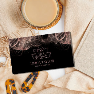 Professional Massage Therapist Lotus CHIROPRACTOR  Business Card