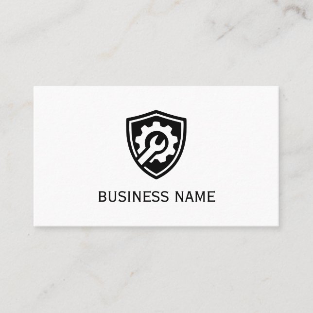 Professional Mechanic Business Card (Front)