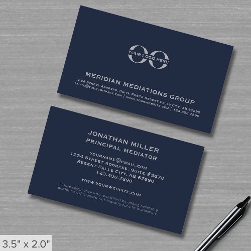 Professional Mediation Services Business Card