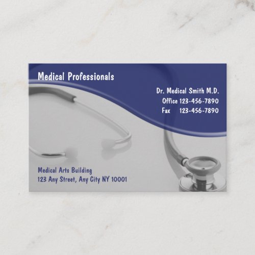 Professional Medical Business Cards