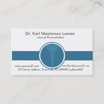 Professional  Medical Doctor Appointment Card by 911business at Zazzle