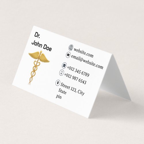  Professional Medical Doctor Business Card