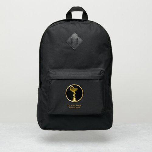 Professional Medical Hygieia Gold Bowl Port Authority Backpack