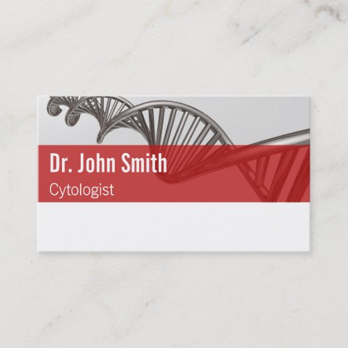 Professional Medical Science DNA Strand Business Card