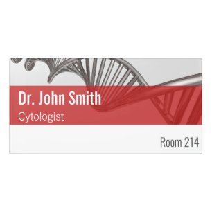 Professional Medical Science DNA Strand Door Sign