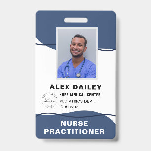 Professional Medical Surgical Employee Badge