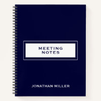 Professional Meeting Notes Navy