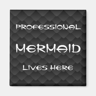 Professional Mermaid Lives Here Magnet