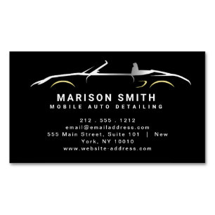 Professional Metal CAR Business Card Magnet