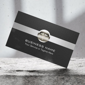 Professional Metal Medical Business Cards by cardfactory at Zazzle