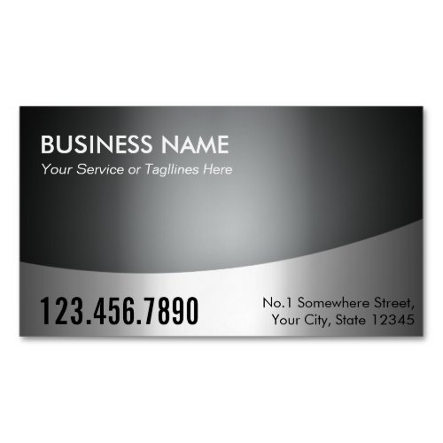 Professional Metal Modern Business Card Magnet
