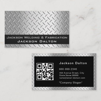 Professional Metal Welding Fabrication Contractor  Business Card