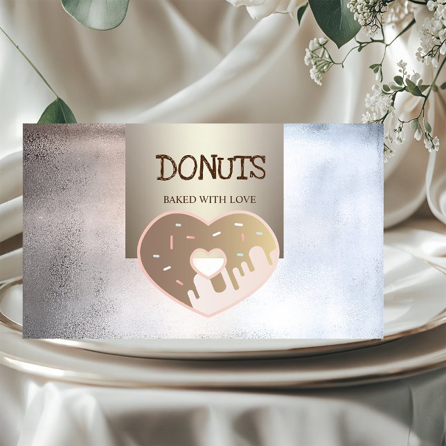 Professional,Mettalic,Donuts,Bakery  Business Card (Creator Uploaded)