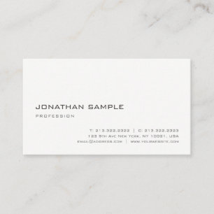 Professional Minimal Template Elegant Modern Business Card