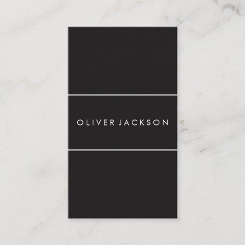 Professional Minimalist Accent Lines Business Card