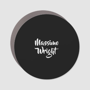 Professional Minimalist Add Name Personalized Car Magnet