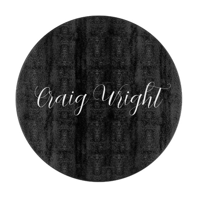 Professional Minimalist Add Name Personalized Cutting Board (Front)