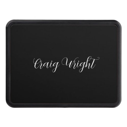 Professional Minimalist Add Name Personalized Hitch Cover