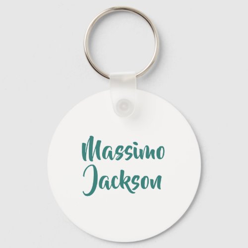 Professional Minimalist Add Name Personalized Keychain