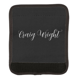 Professional Minimalist Add Name Personalized Luggage Handle Wrap