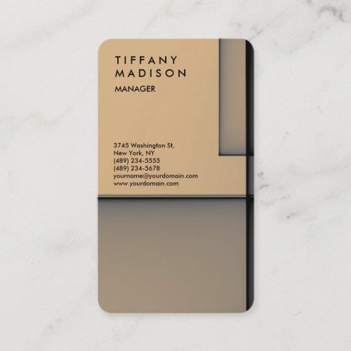 Professional Minimalist Art Trendy Stylish Business Card