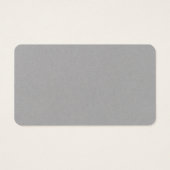 Professional minimalist blue grey profile card (Back)