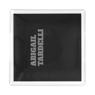 Professional minimalist bold modern custom plain acrylic tray