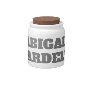 Professional minimalist bold modern custom plain candy jar