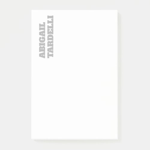 Professional minimalist bold modern custom plain post_it notes