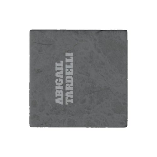 Professional minimalist bold modern custom plain stone magnet
