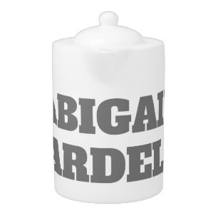 Professional minimalist bold modern custom plain teapot