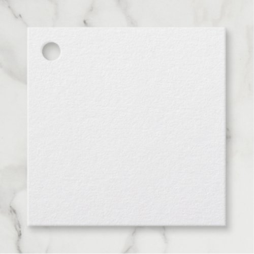 Professional minimalist bold modern grey name foil favor tags