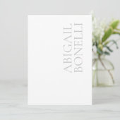 Professional minimalist bold modern grey white (Standing Front)