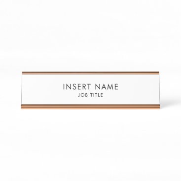 Professional Minimalist Desk Name Plate Professional Minimalist Desk Name Plate
