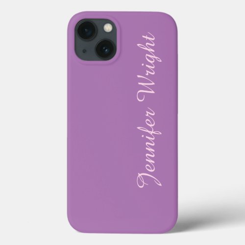Professional minimalist feminine plain elegant iPhone 13 case