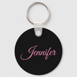 Professional minimalist handwriting classical keychain