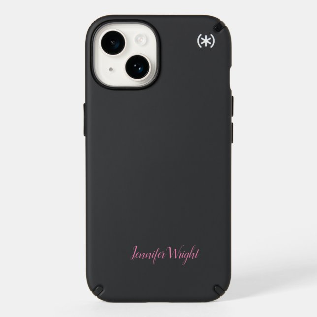 Professional minimalist handwriting feminine speck iPhone case (Front)