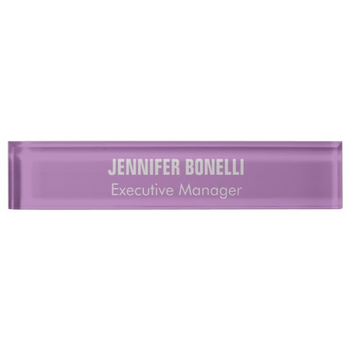 Professional minimalist modern add your name desk name plate
