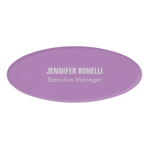 Professional minimalist modern add your name name tag
